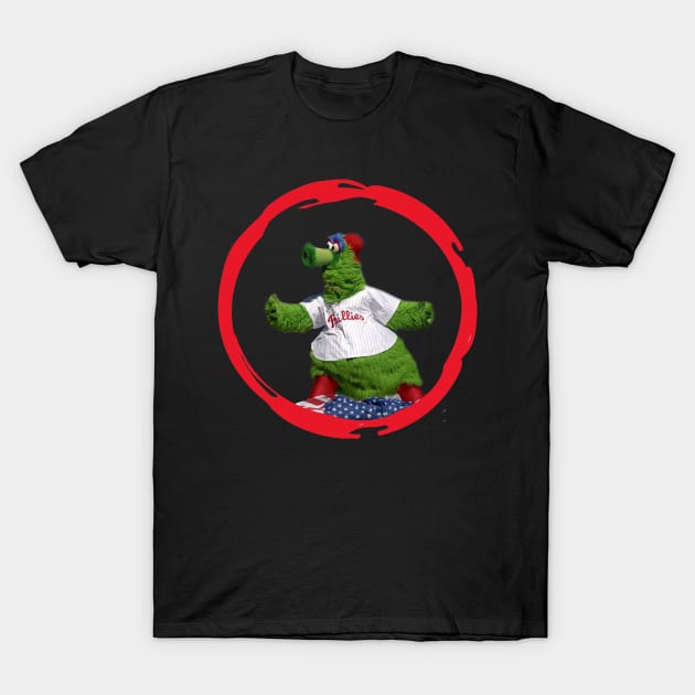 Phillie Phanatic mascot T-Shirt by Matildae